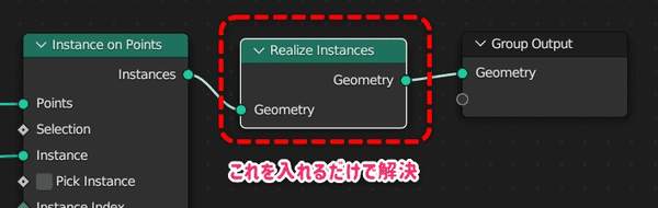 realize instancesノード外観