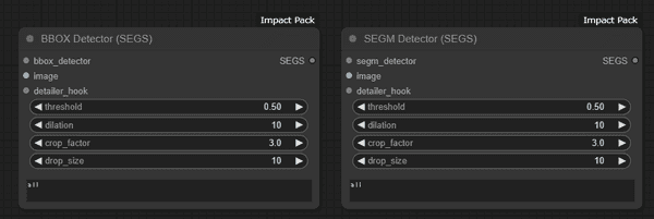  BBOX DetectorとSEGM Detector外観